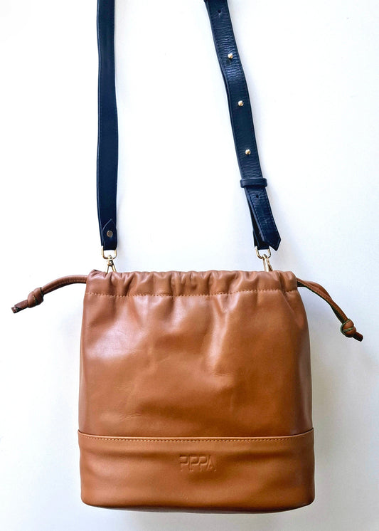 Bucket Bag - Tan Cow hide