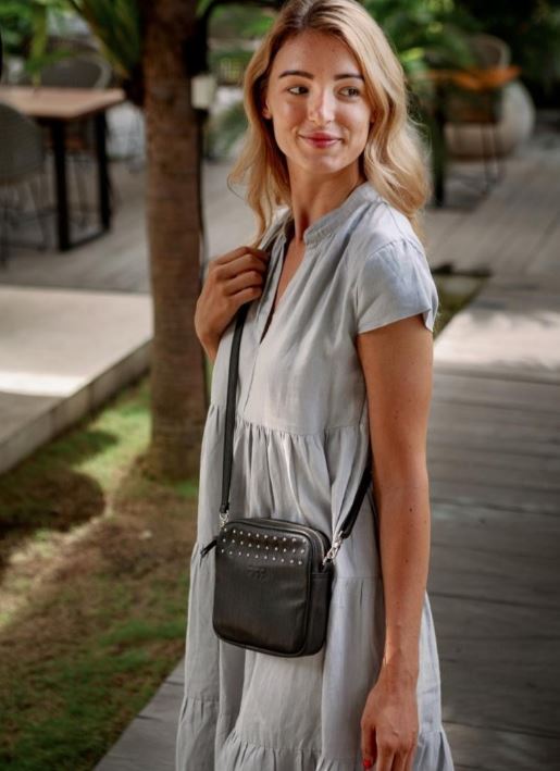 Box Bag with stud detail